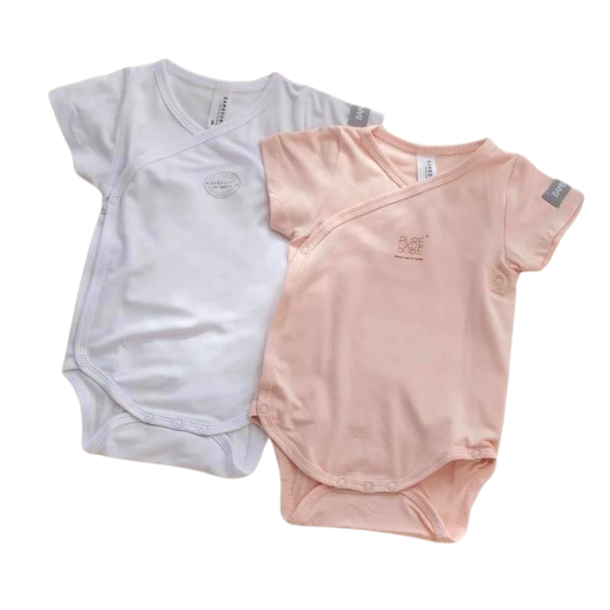 Confezione Da 6 Body Manica Corta Wonder Nation Per Neonato - Bianco Unisex